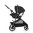Evenflo Shyft Intuiti Travel System w/ Revolve LiteMax NXT & Sensory Soothe - Jasper Black (Gold) TS101212534C