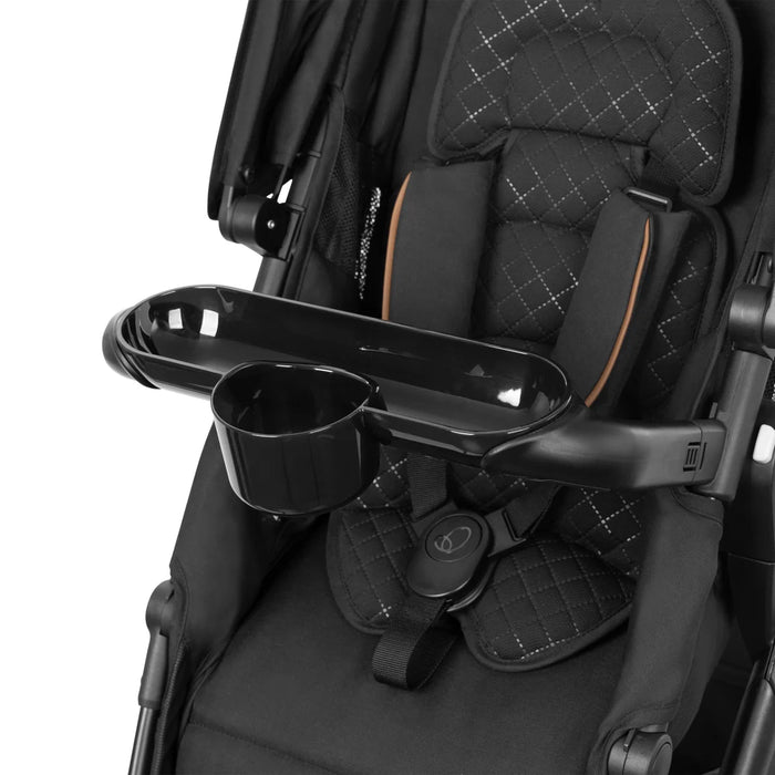 Evenflo Shyft Intuiti Travel System w/ Revolve LiteMax NXT & Sensory Soothe - Jasper Black (Gold) TS101212534C