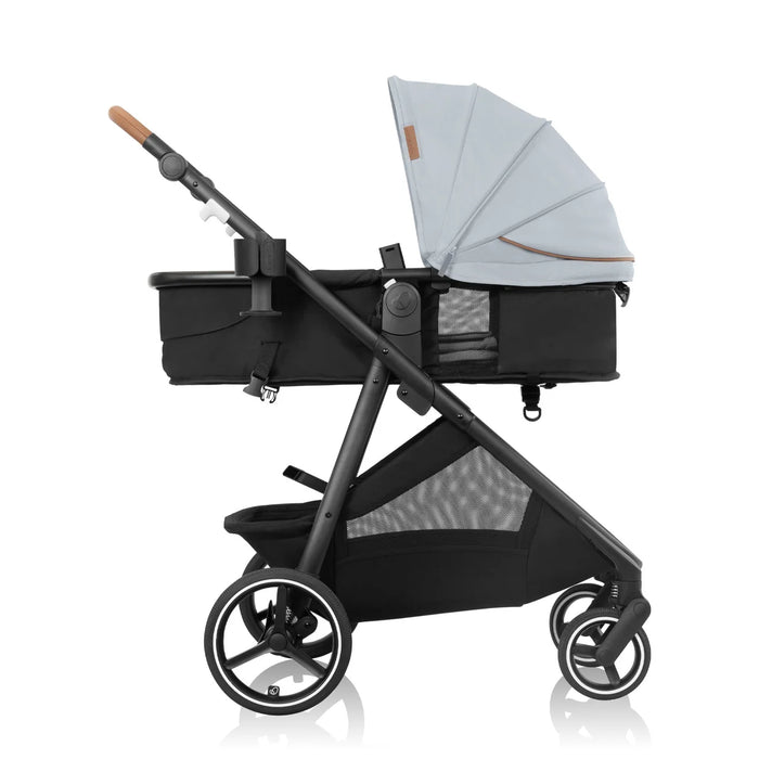 Evenflo Shyft Intuiti Travel System w/ Revolve LiteMax NXT & Sensory Soothe - Quartz (Gold) TS101212545C