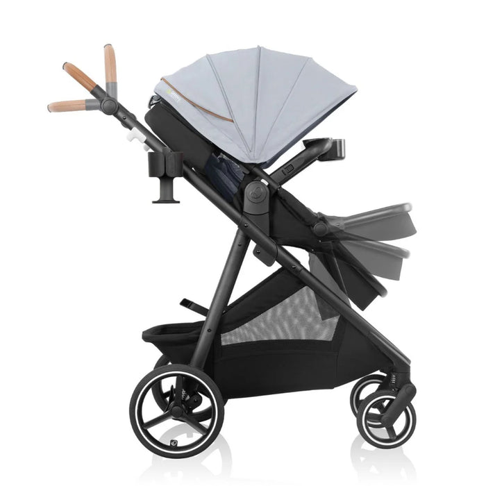 Evenflo Shyft Intuiti Travel System w/ Revolve LiteMax NXT & Sensory Soothe - Quartz (Gold) TS101212545C