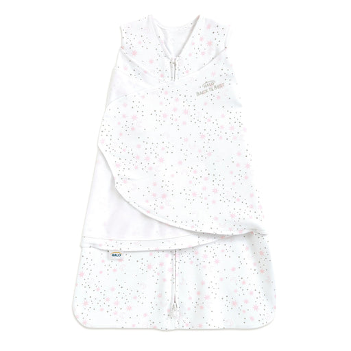 Halo Cotton Sleepsack Swaddle - Midnight Moons Pink S