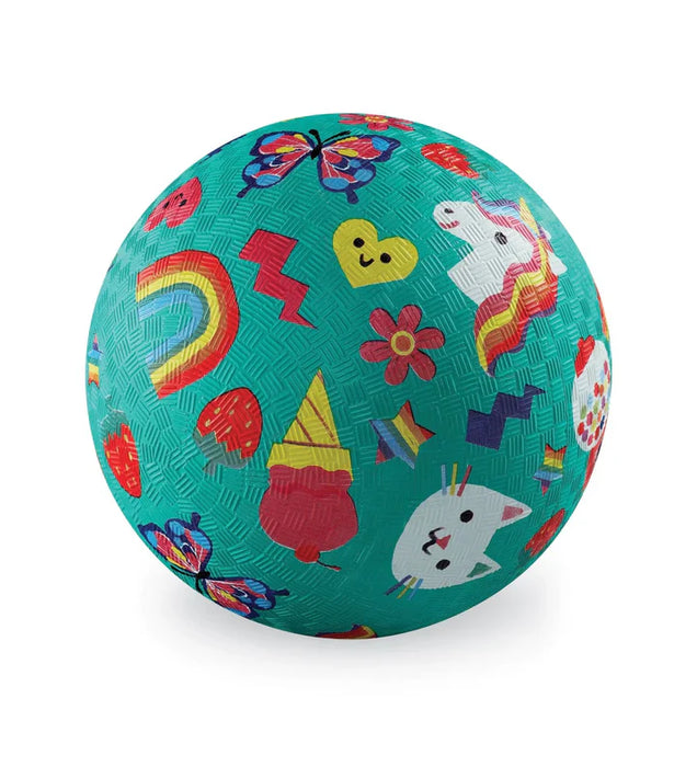 Crocodile Creek 7" Playground Ball Smiley