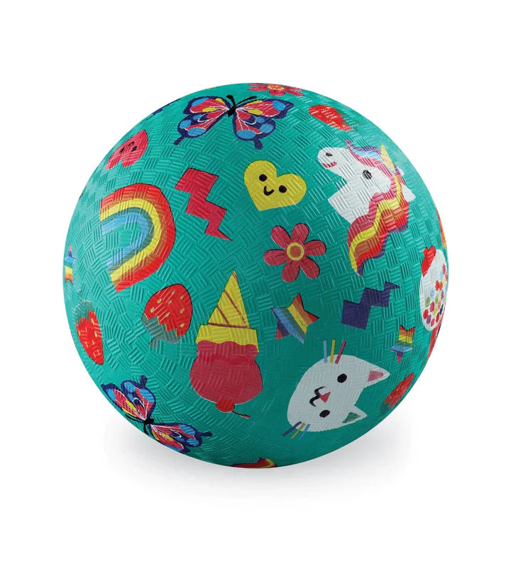 Crocodile Creek 7" Playground Ball Smiley