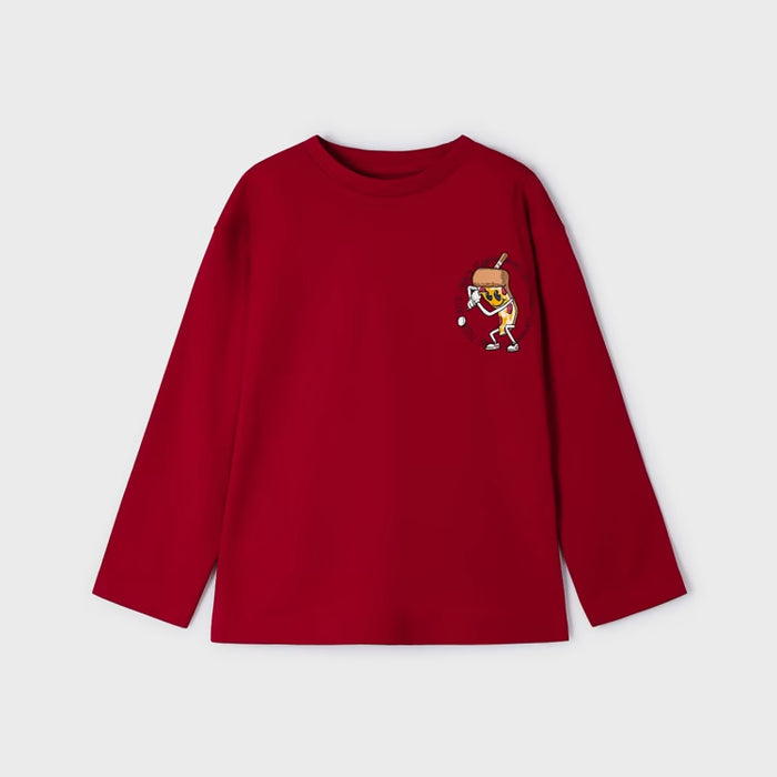 Mayoral Long Sleeve T-Shirt - Rojo 4026