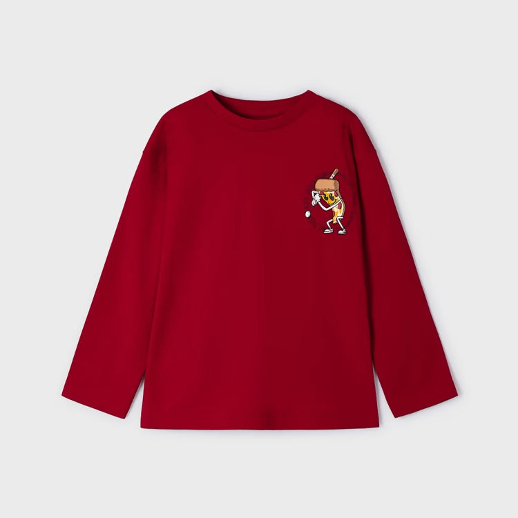 Mayoral Long Sleeve T-Shirt - Rojo 4026