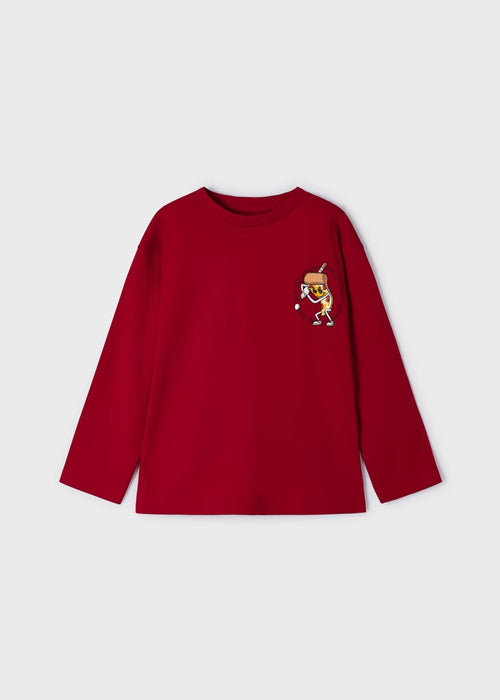 Mayoral Long Sleeve T-Shirt - Rojo 4026