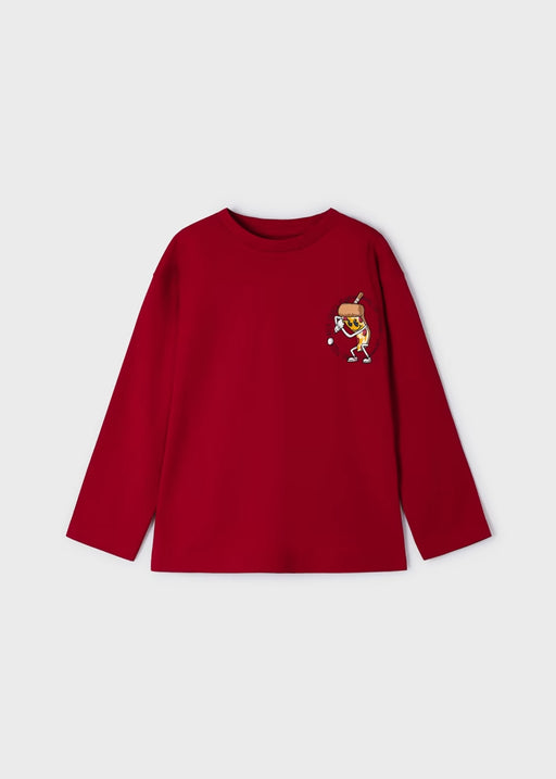 Mayoral Long Sleeve T-Shirt - Rojo 4026