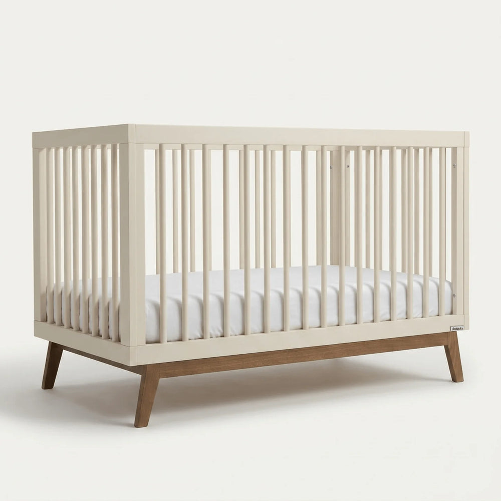 Dadada Soho 3-in-1 Crib - Almond Milk/Walnut