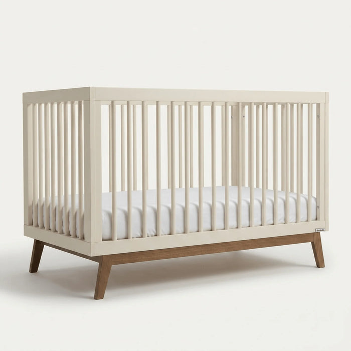 Dadada Soho 3-in-1 Crib - Almond Milk/Walnut