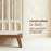 Dadada Soho 3-in-1 Crib - Almond Milk/Walnut