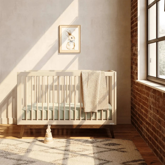 Dadada Soho 3-in-1 Crib - Almond Milk/Walnut
