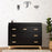 Dadada Soho 5-Drawer Dresser - Black/Natural (2box)