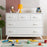 Dadada Soho 5-Drawer Dresser - All White (2box)