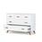 Dadada Soho 5-Drawer Dresser - White/Walnut (2box)
