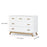 Dadada Soho 5-Drawer Dresser - White/Walnut (2box)