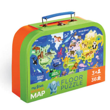 Crocodile Creek My First Map Puzzle 36pc - World