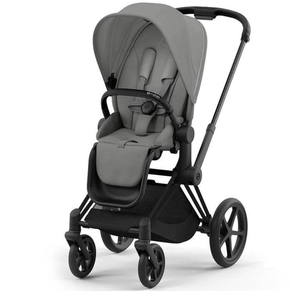 Cybex Priam - Matte Black w/ Mirage Grey (ONE BOX)