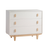 Natart Tulip Tate Classic Crib & Dresser - All Natural