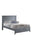 Natart Taylor Double Bed 54" with Panel - Elephant Grey