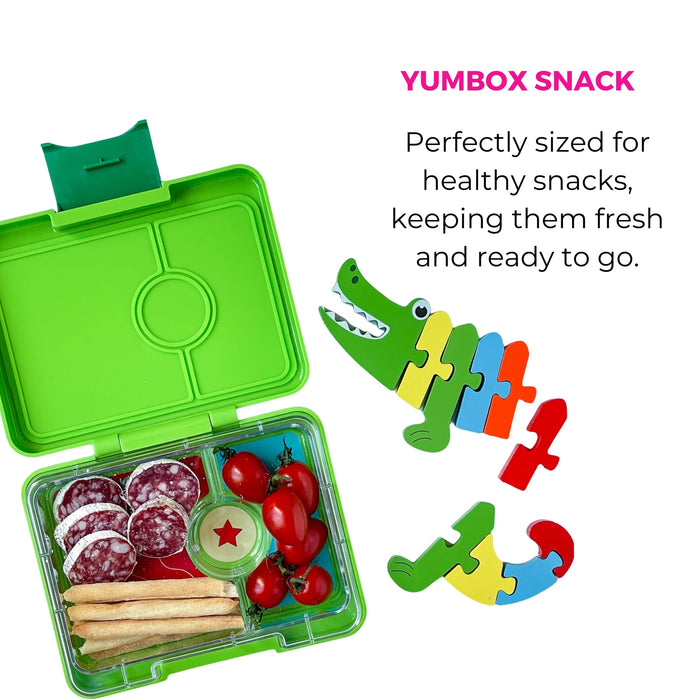 Yumbox Snack Size Bento Lunch Box - Surf Blue (Shark)