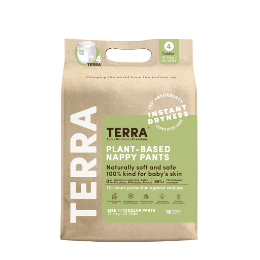 Terra Toddler Pull-Up Pants Size 4 (22-30lbs/10-14kg) - 16PC