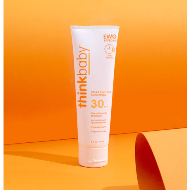 Thinkbaby Clear Zinc Sunscreen Lotion SPF30 89ml