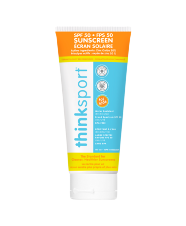 Thinksport Kids Mineral Sunscreen SPF50+ 6oz/177ml (DATED JUNE 2025)