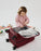 MiaMily Luggage Carry On Plus - Burgundy Red