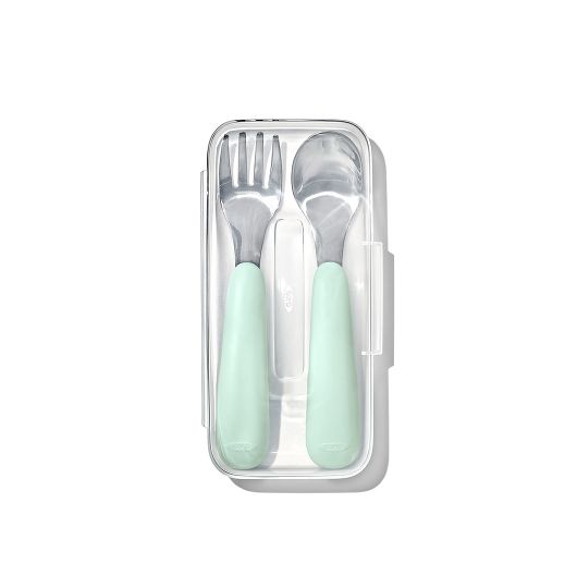 Oxo On-The-Go Fork&Spoon Set - Opal