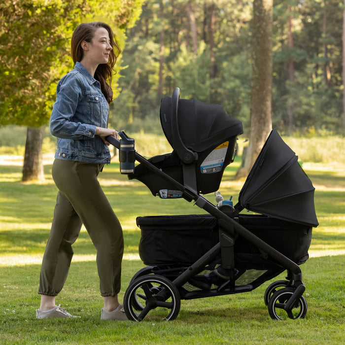 Evenflo Transformer Stroller to Wagon Travel System - Pitch Black