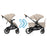 Evenflo Transformer Stroller to Wagon Travel System - Travertine