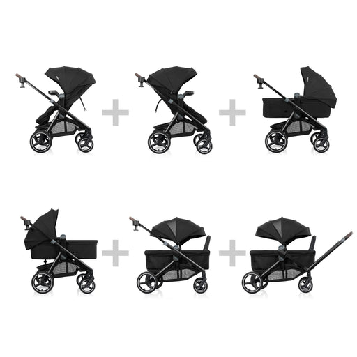 Evenflo Transformer Stroller to Wagon - Black