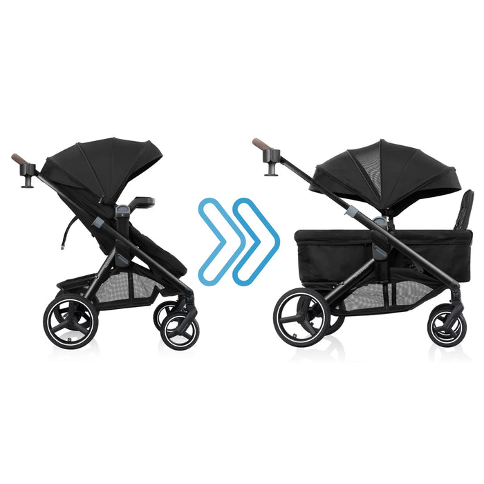 Evenflo Transformer Stroller to Wagon - Black