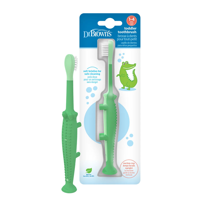 Dr Brown's Toddler Toothbrush - Green