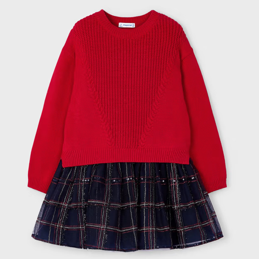 Mayoral Dress - Guinda