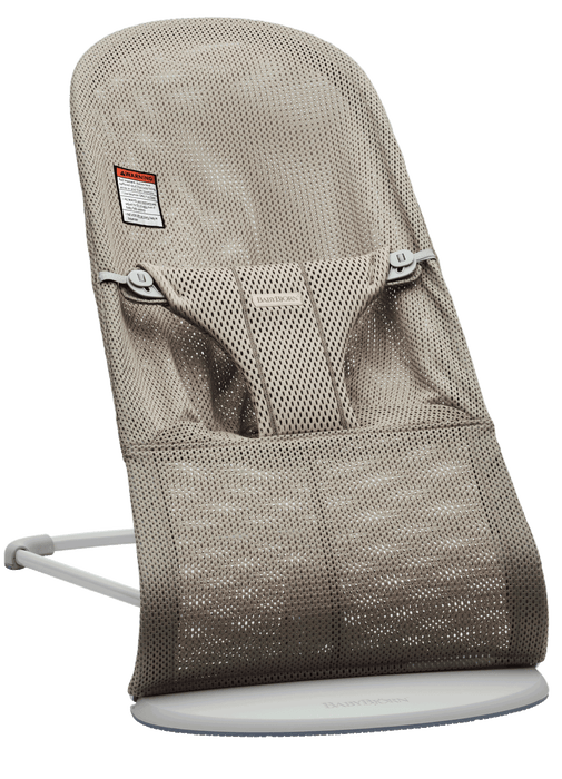 Baby Bjorn Fabric Seat For Bouncer Mesh - Grey Beige