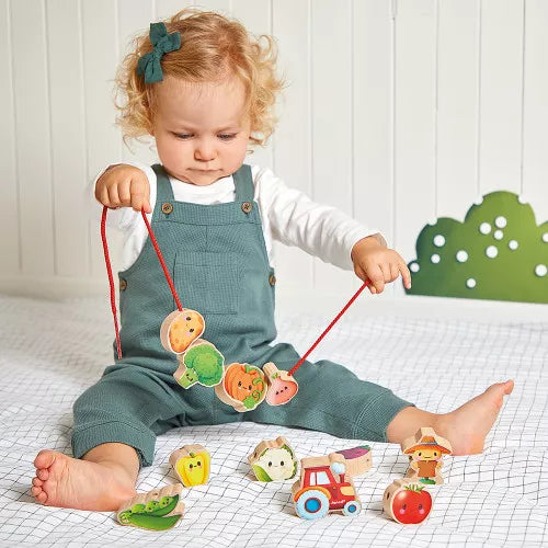 Janod Farm: Thread-Your-Own Vegetables Beads