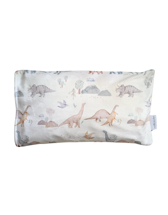 Veille Children's Pillowcase - Jurassic + Maovic Mini Buckwheat Hull Pillow