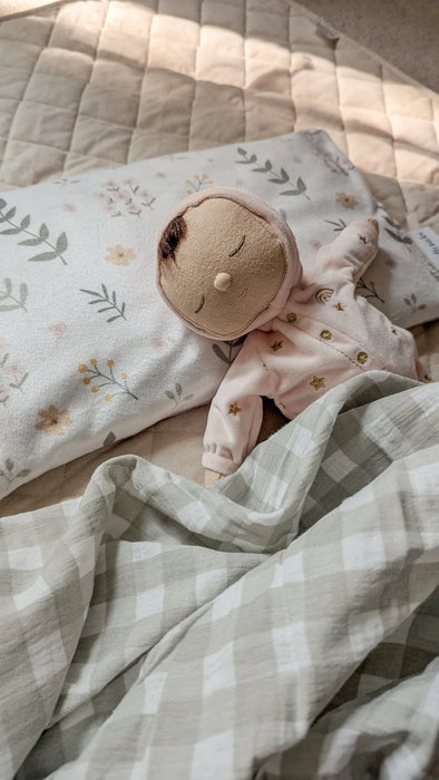 Veille Children's Pillowcase - Field Flowers + Maovic Mini Buckwheat Hull Pillow