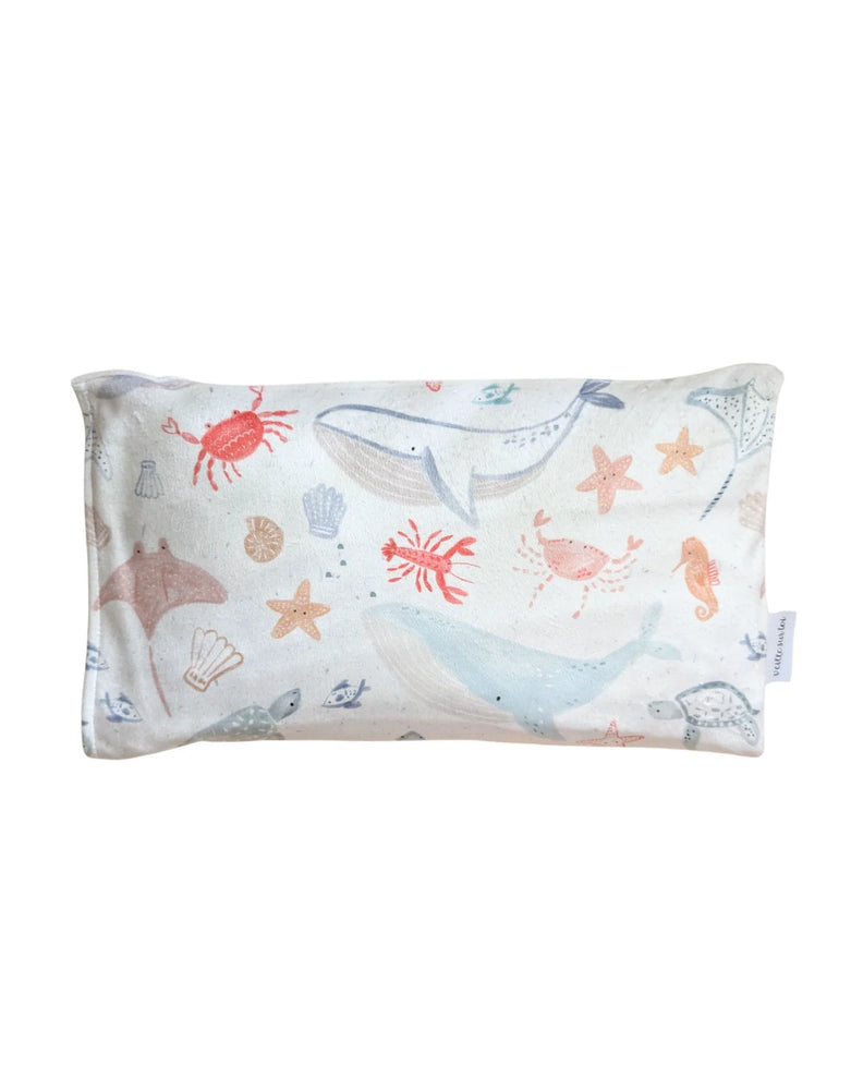 Veille Children's Pillowcase - Underwater World + Maovic Mini Buckwheat Hull Pillow