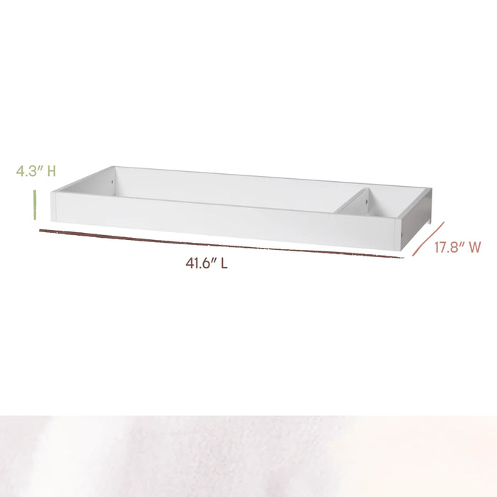 Little Seeds KD Double Dresser Topper Change Table Top - White (Laurel and Aster)