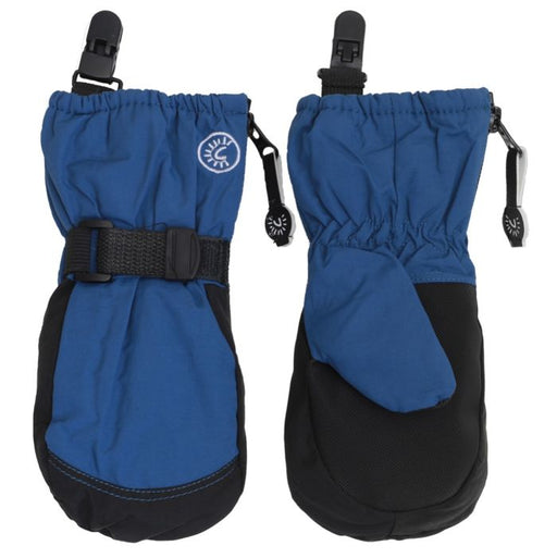 Calikids Mitten with Clips - Denim Blue