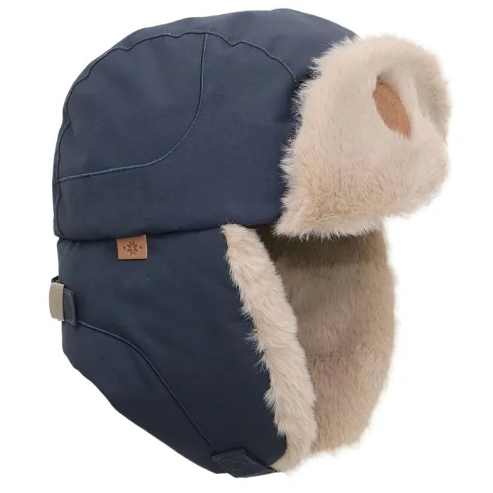 Calikids Winter Fur Aviator Hat - Blue W2418