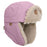 Calikids Winter Fur Aviator Hat - Rose Cendre