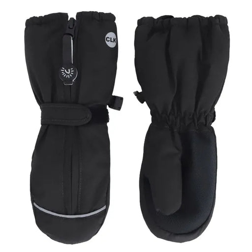Calikids Front Zip Waterproof Mitten - Black W2599