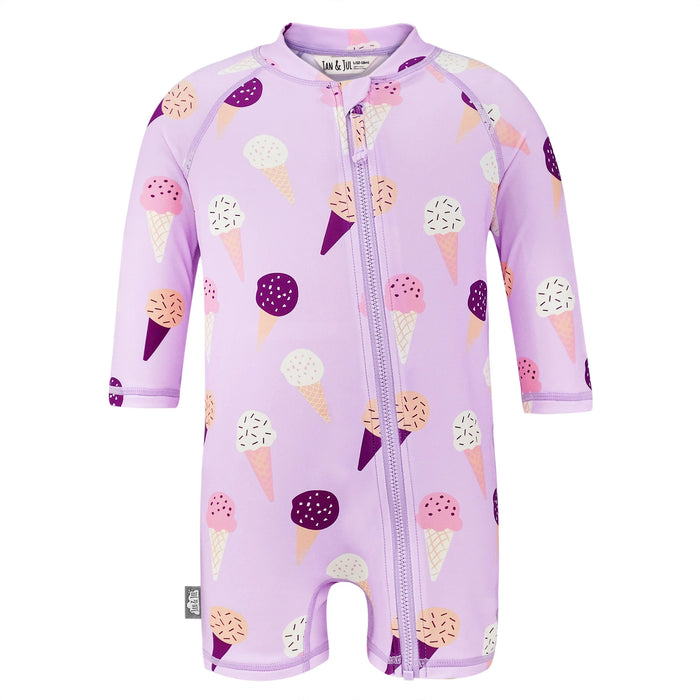 Jan & Jul UV Jumpsuit - Lavender Ice Cream