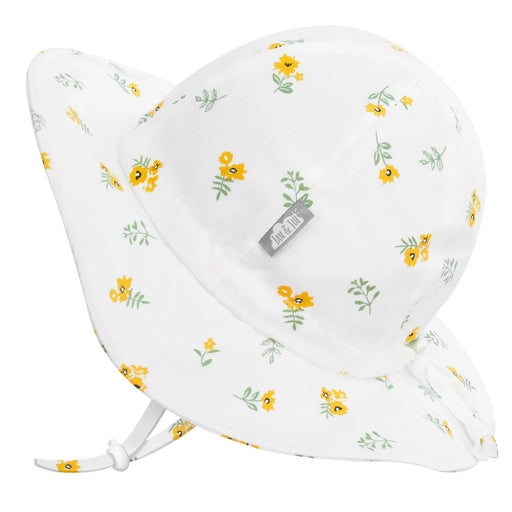 Jan & Jul Cotton Floppy Hat - Yellow Flower