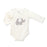 Silkberry Baby Wild By Nature Bamboo Kimono Onesie - Mocha Elephant