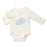 Silkberry Baby Wild By Nature Bamboo Kimono Onesie - Sea Breeze Rhino (WF4001)