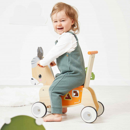 Janod Farm Donkey Ride-On 03325